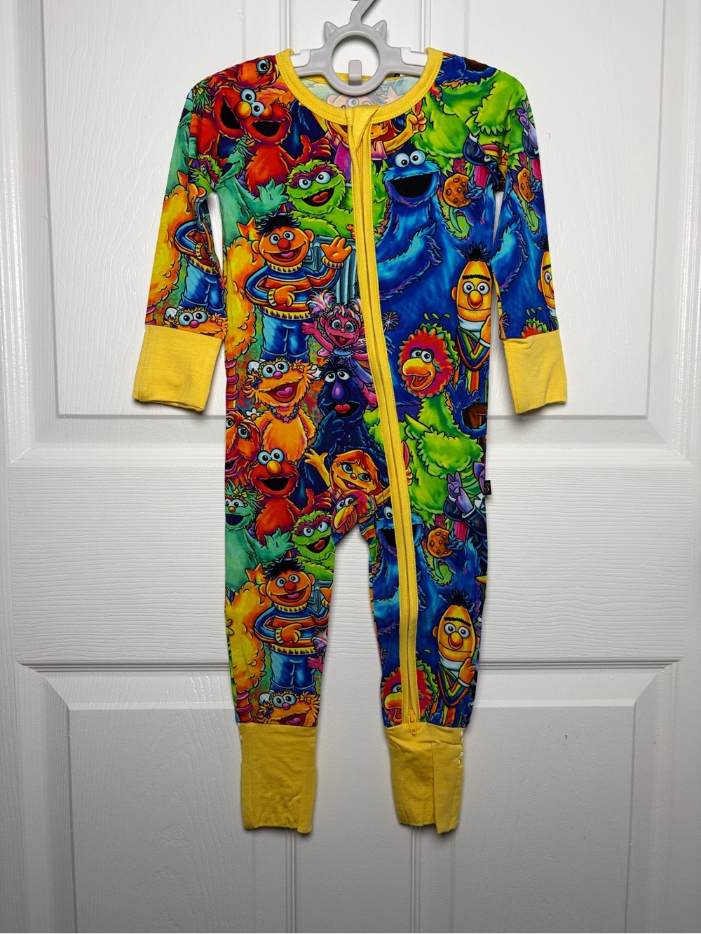 Sugar Swan Sesame Street Bamboo Zippy 6-12M NWT Reseller Print